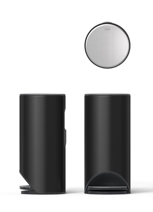 Joseph Joseph Arc prullenbak 30 liter - detail 2 zwart