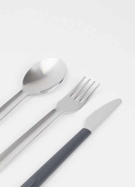Joseph Joseph GoEat bestekset van 3 - voorkant 2 zilver