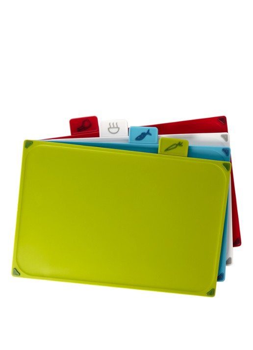 Joseph Joseph Index snijplank 31 x 21 cm set van 4 - detail 2 multicolor
