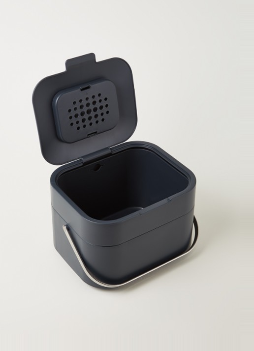 Joseph Joseph IntelligentWaste Caddy prullenbak 4 liter - detail 3 antraciet