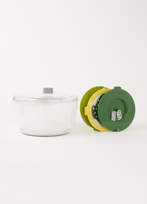 Joseph Joseph Multi-Prep salade voorbereiding set 4-delig  - voorkant 2 groen