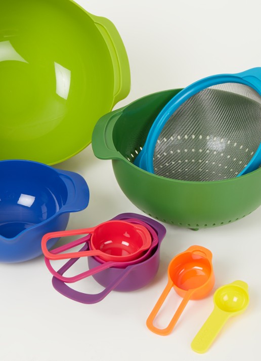 Joseph Joseph Nest 9 Plus kook- en bakset 9-delig - detail multicolor