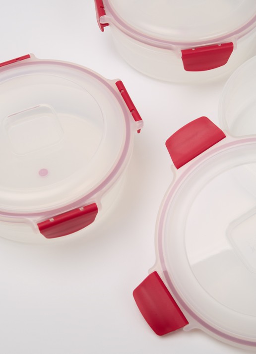 Joseph Joseph Nest Lock voorraaddoos set van 4 - voorkant 2 rood