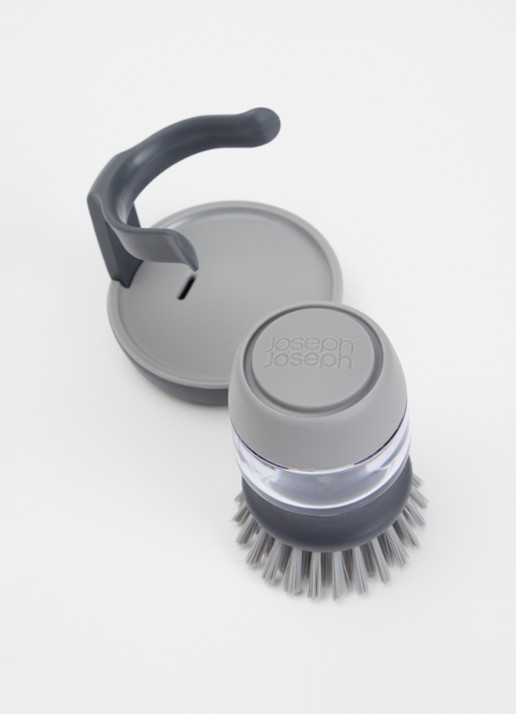 Joseph Joseph Palm scrub afwasborstel  - voorkant 2 grijs