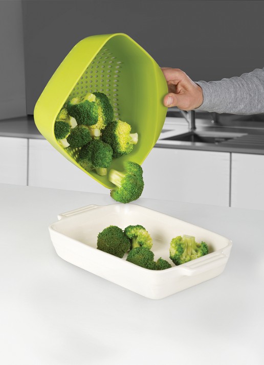 Joseph Joseph Square vergiet 24,5 cm - voorkant 2 groen