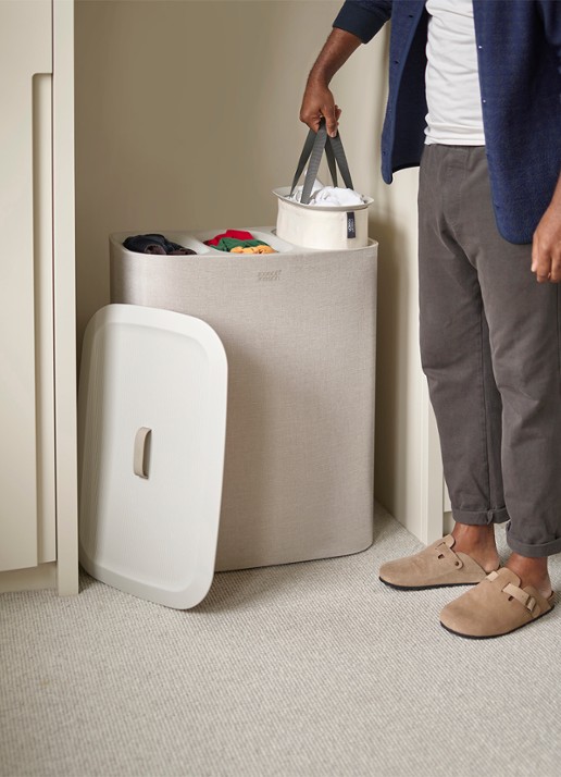Joseph Joseph Tota Trio wasmand 71 cm - detail 2 beige