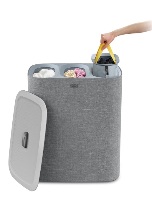 Joseph Joseph Tota Trio wasmand 71 cm - achterkant 3 grijs