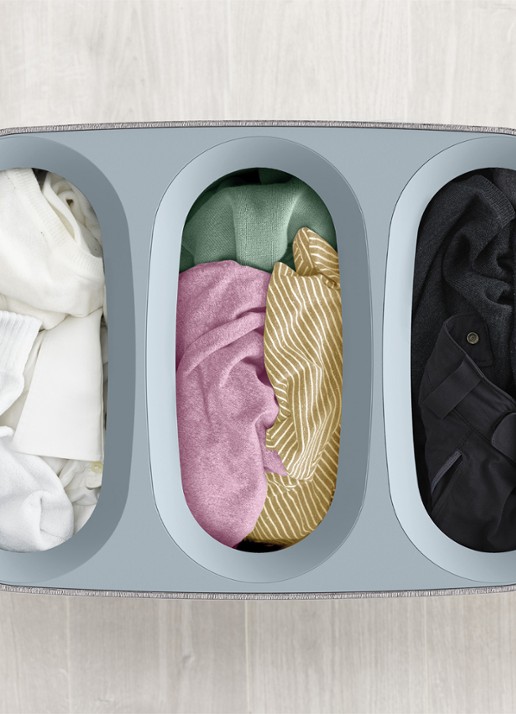 Joseph Joseph Tota Trio wasmand 71 cm - detail 4 grijs