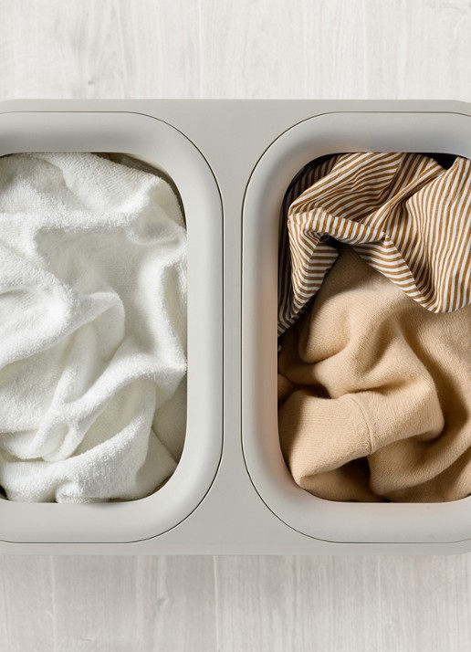 Joseph Joseph Tota Twin Luxe wasmand 73,5 cm - detail 3 beige