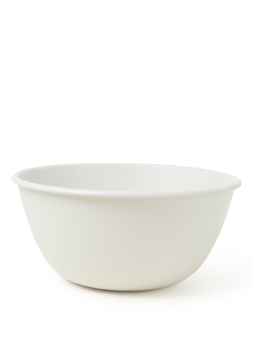 Joseph Joseph Uno saladeschaal met saladebestek - voorkant beige