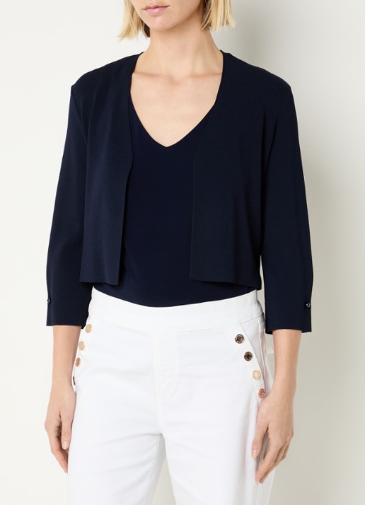 Joseph Ribkoff Fijngebreide bolero met stretch