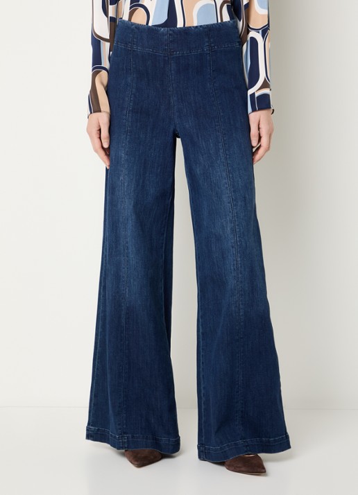 Joseph Ribkoff High waist flared fit jeans met donkere wassing