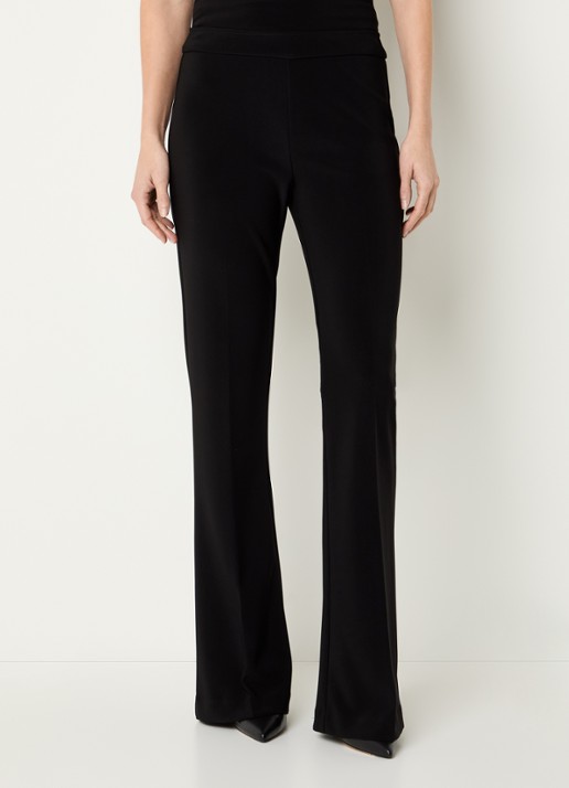 Joseph Ribkoff High waist flared fit pantalon met persplooi