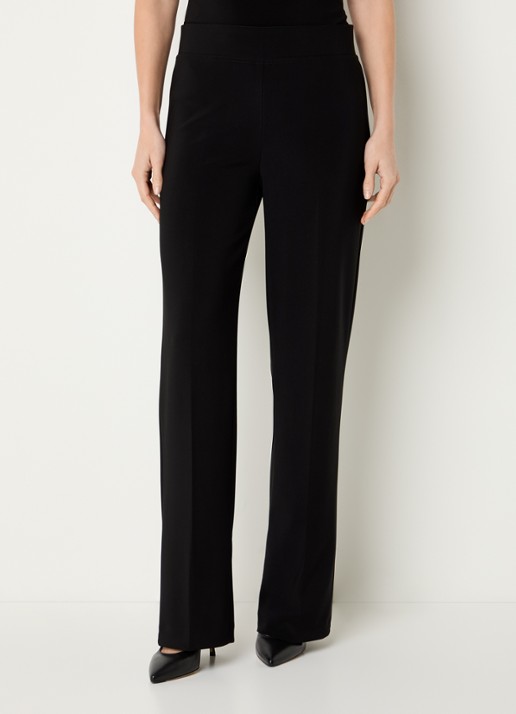 Joseph Ribkoff High waist straight fit pantalon met persplooi