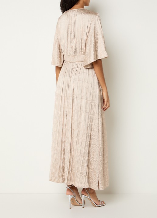Joseph Ribkoff Maxi tuniekjurk met V-hals - achterkant 3 beige