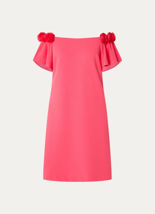 Joseph Ribkoff Off shoulder mini jurk met applicatie