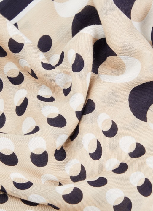 Joseph Ribkoff Sjaal met print 200 x 65 cm - detail 3 beige