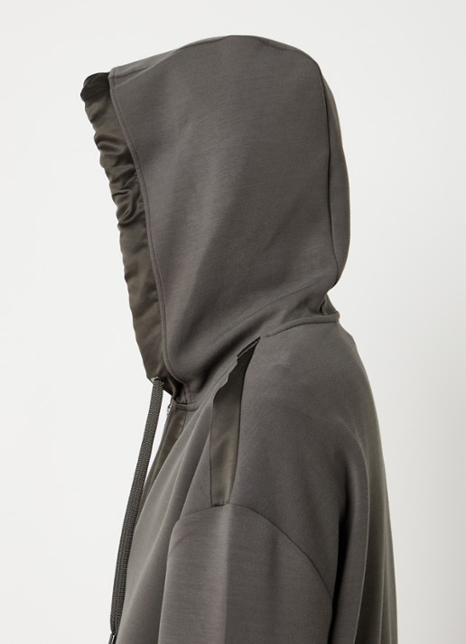 Joseph Ribkoff Sweatvest met opgestikte zakken - detail 3 olijfgroen