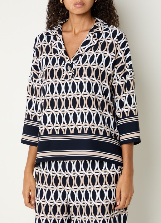 Joseph Ribkoff Top met print en V-hals