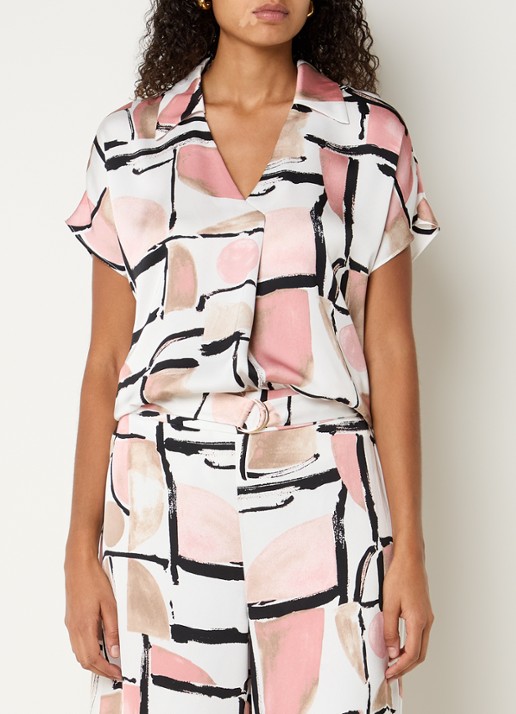 Joseph Ribkoff Top met print en V-hals