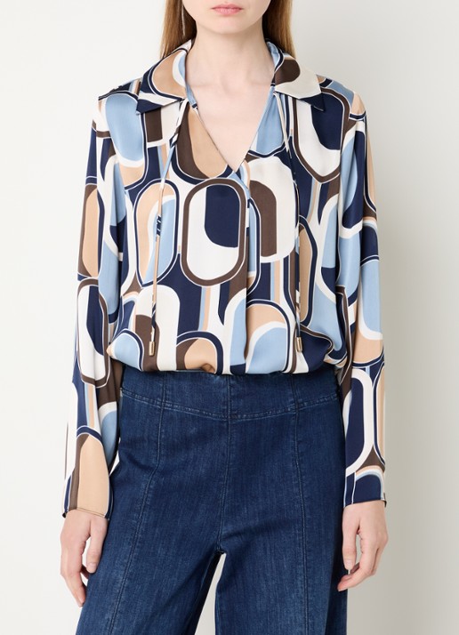 Joseph Ribkoff Tuniek met print en kraag