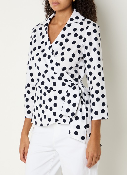 Joseph Ribkoff Tuniek met stippenprint