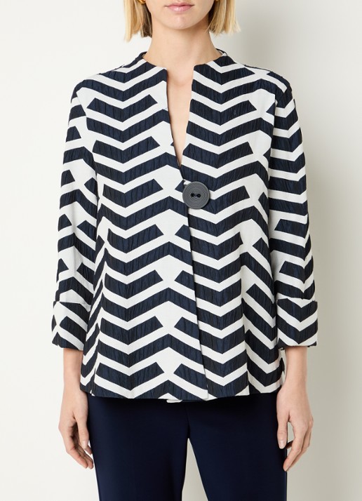 Joseph Ribkoff Tuniek met structuur en grafische print