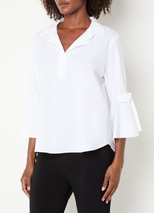 Joseph Ribkoff Tuniek met trompetmouw en strikdetail