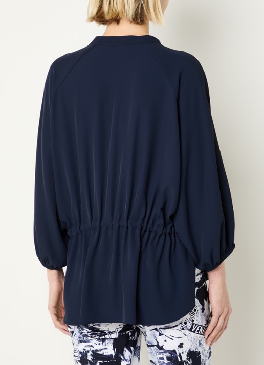 Joseph Ribkoff Tuniek met V-hals - achterkant donkerblauw