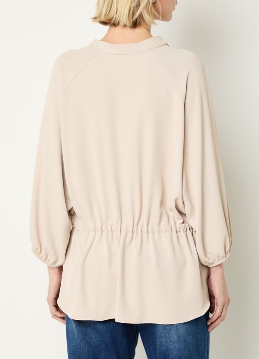 Joseph Ribkoff Tuniek met V-hals - achterkant 4 creme