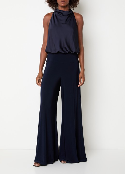 Joseph Ribkoff Wide fit jumpsuit van satijn