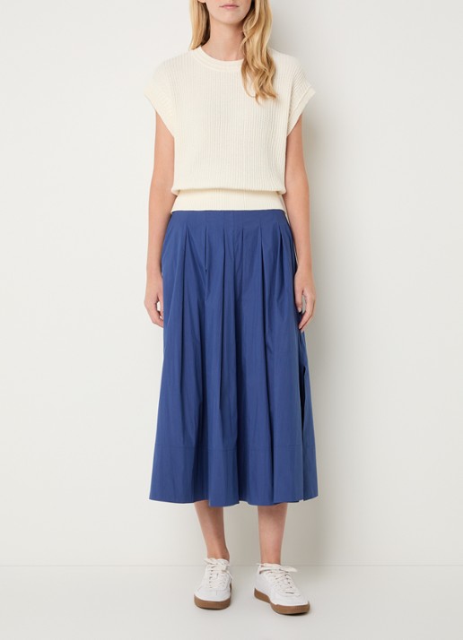 Josephine & Co Bailee grofgebreide spencer met stretch - voorkant 2 grijs