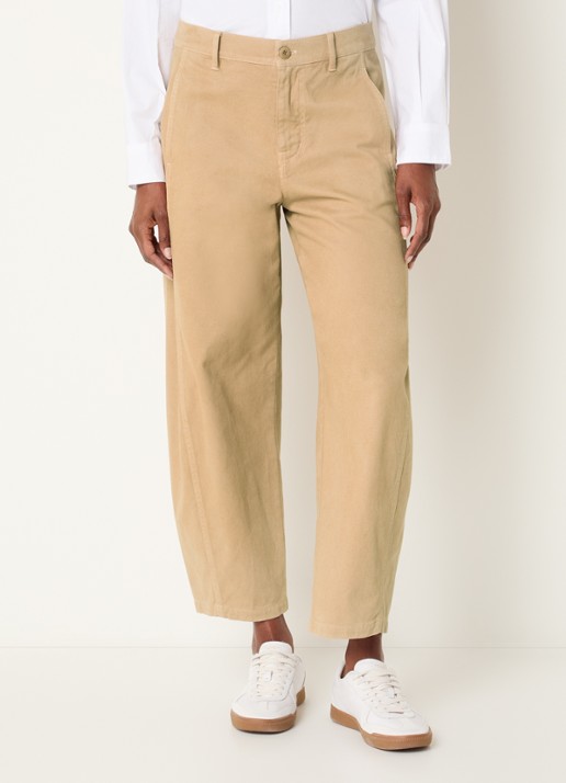 Josephine & Co Basile high waist balloon fit broek met steekzakken - detail 4 camel