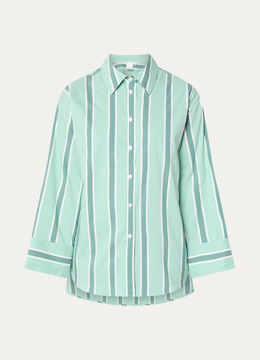 Josephine & Co Bastian blouse met streepprint - voorkant 2 mint