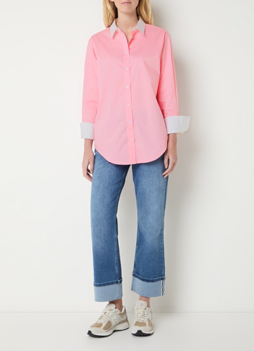 Josephine & Co Bax blouse met kraag - voorkant 4 roze