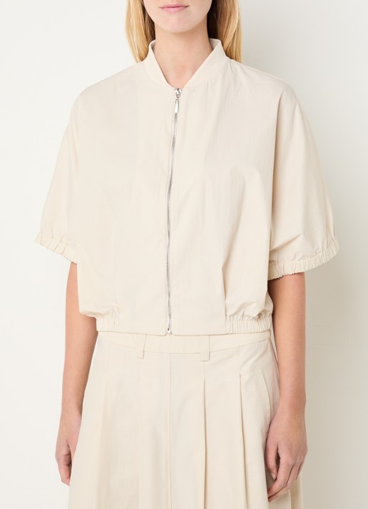 Josephine & Co Benedict cropped jack met vleermuismouw - detail 4 zand