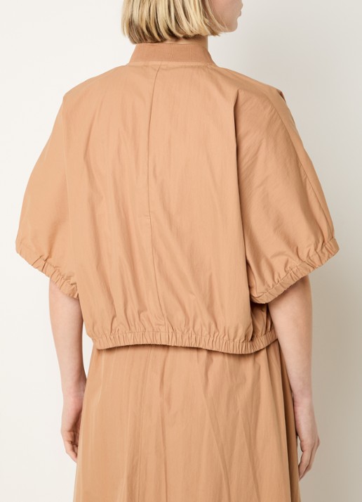 Josephine & Co Benedict cropped jack met vleermuismouw - achterkant cognac