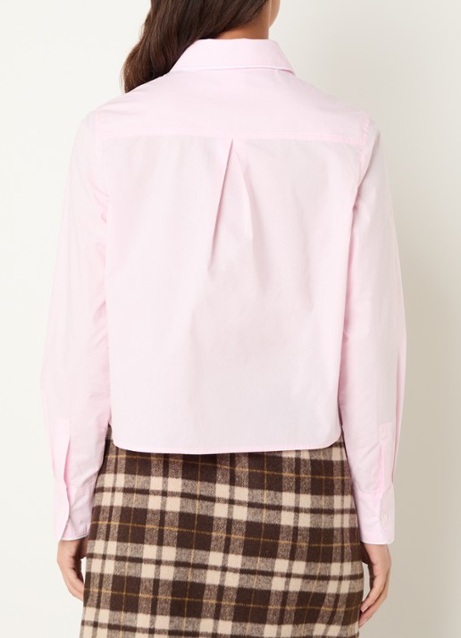 Josephine & Co Blouse met logoborduring - achterkant 2 lichtroze