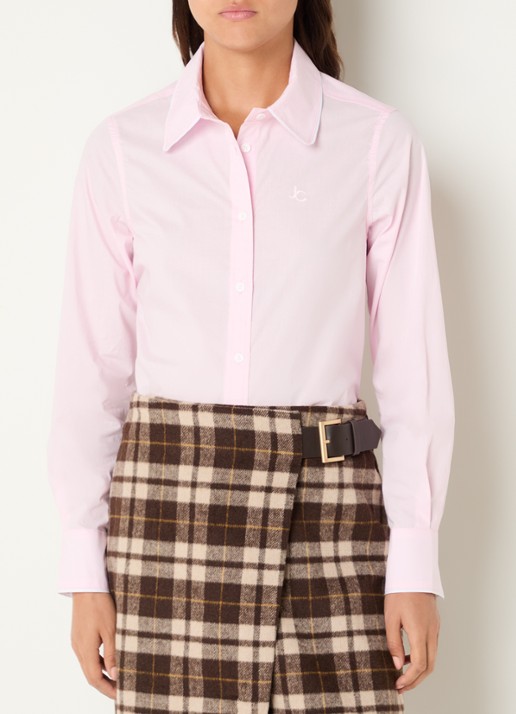 Josephine & Co Blouse met logoborduring - detail lichtroze
