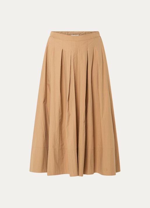 Josephine & Co Blume midi A-lijn rok  - voorkant 2 cognac