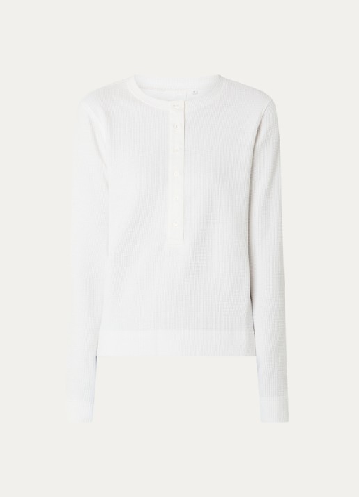 Josephine & Co Boyd longsleeve met structuur - voorkant 2 wit