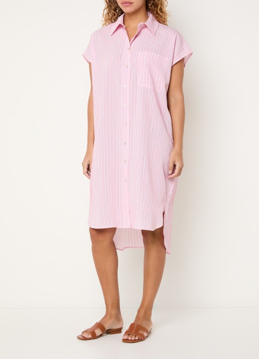 Josephine & Co Bree midi blousejurk met streepprint