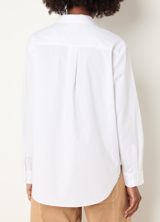 Josephine & Co Casa blouse met borstzak - achterkant 4 wit