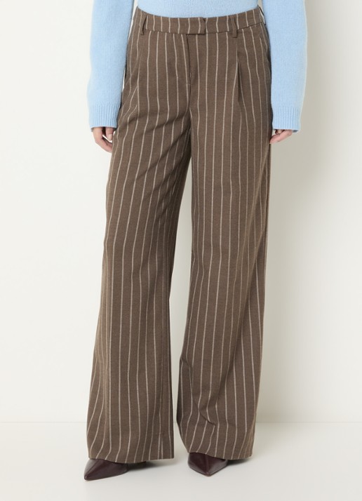 Josephine & Co Clio high waist wide fit pantalon met steekzakken