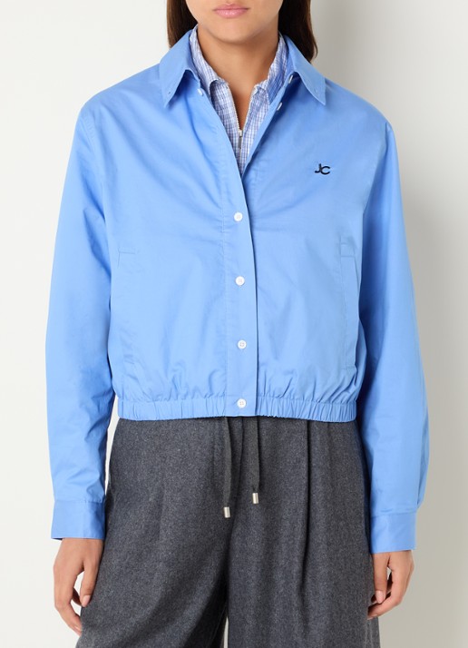 Josephine & Co Jack met logo en steekzakken - detail blauw