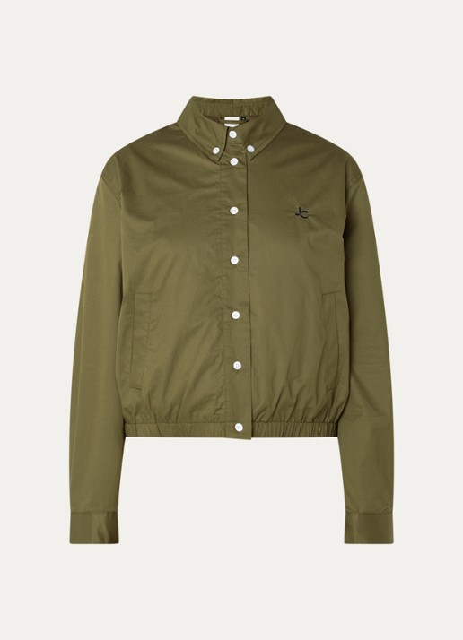 Josephine & Co Jack met logo en steekzakken - voorkant bronsgroen