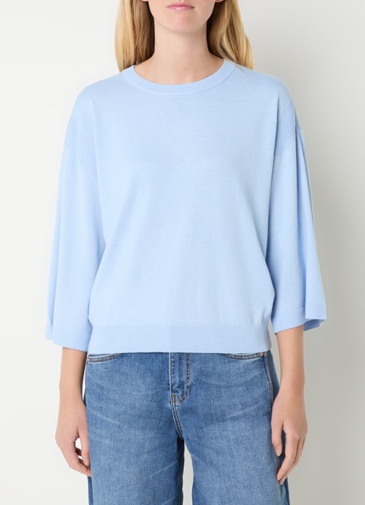 Josephine & Co Janou fijngebreide pullover met trompetmouw