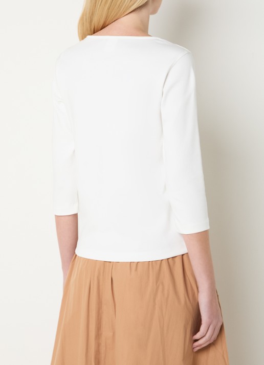 Josephine & Co Jort longsleeve met boothals - achterkant wit
