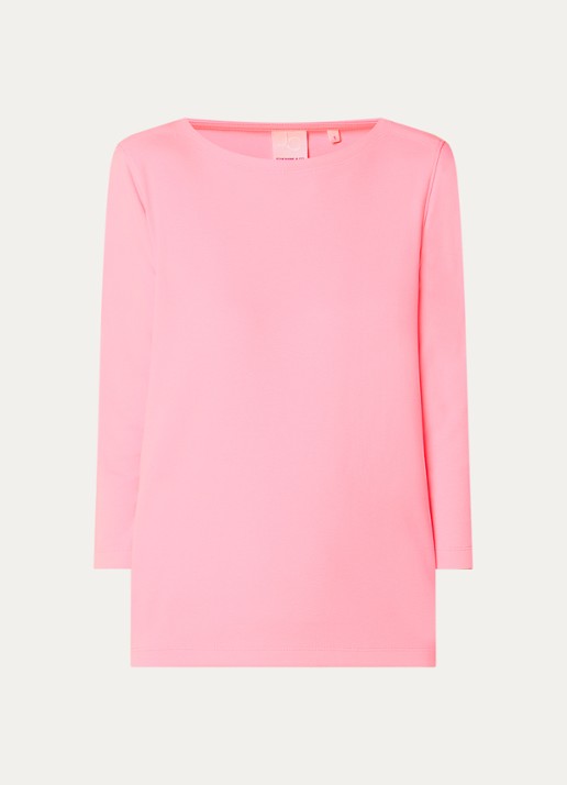 Josephine & Co Jort longsleeve met boothals - voorkant 3 roze