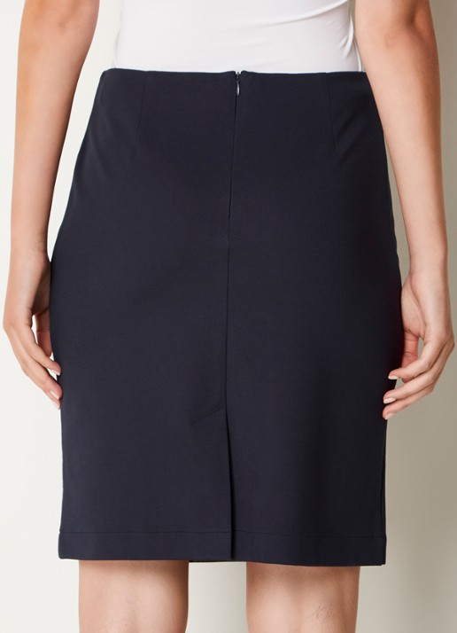 Josephine & Co Pip mini kokerrok van jersey - achterkant donkerblauw